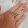 Cadena con dije nombre 2D de plata - Imagen 2