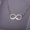 Cadena con dije infinito de plata